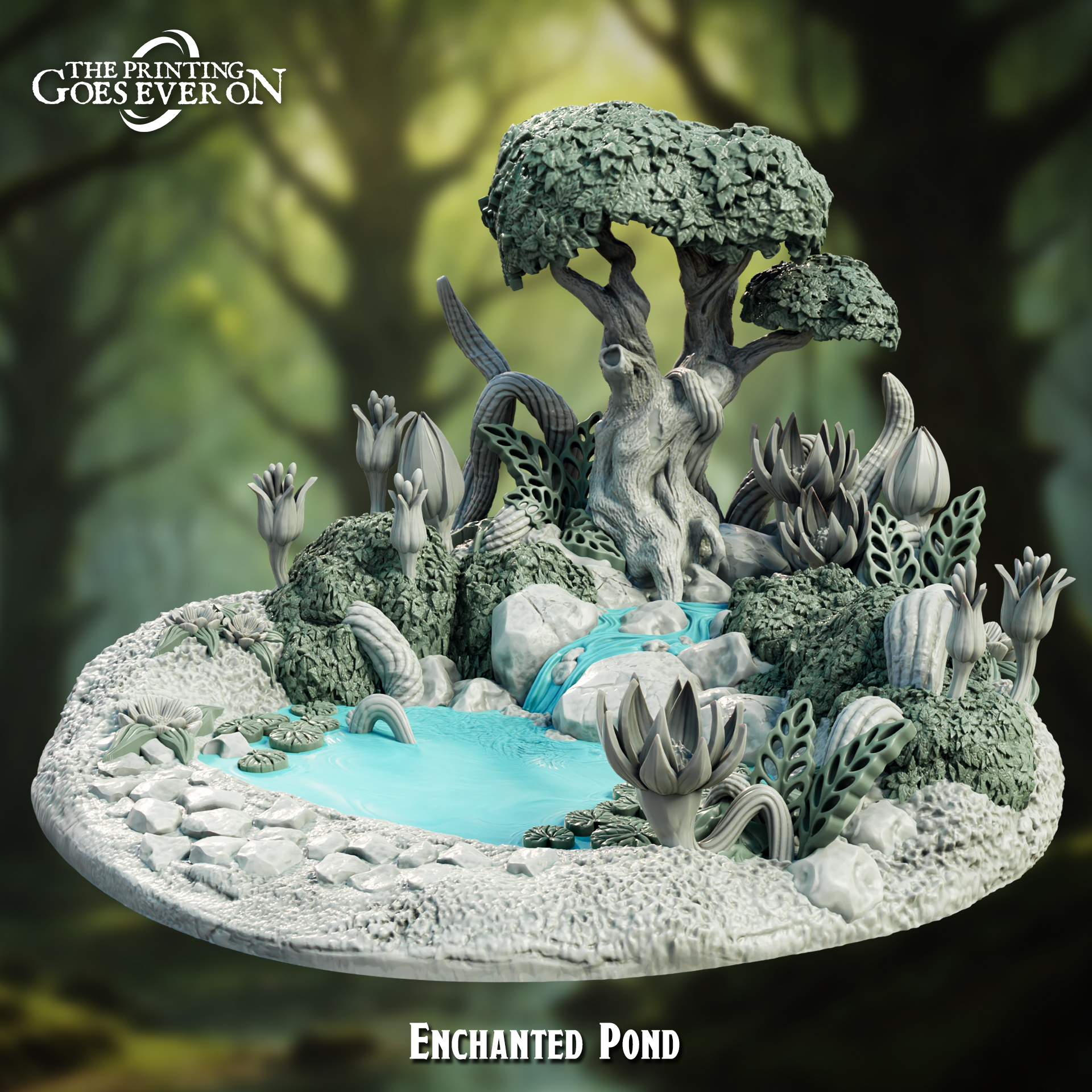 Enchanted Pond Terrain - Presupported